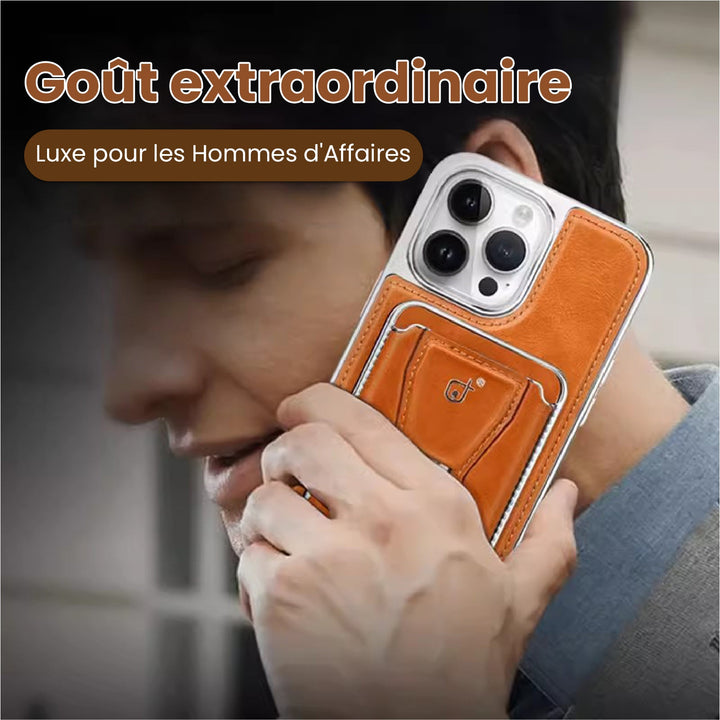 Expédition rapide ✈️Étui de protection pour iPhone en cuir de première classe