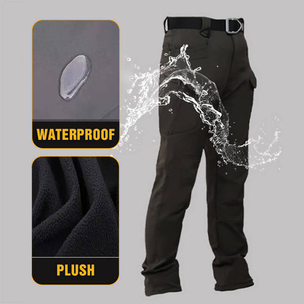 Men's Soft Shell Waterproof Hiking Winter Tactical Pants